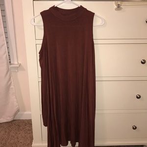 Cold shoulder dress